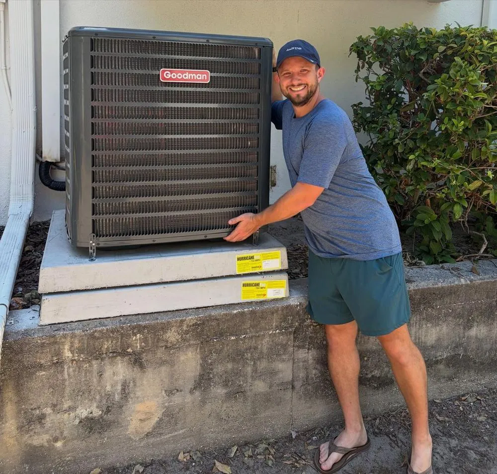 wil with a new condenser installed by Mendoza Heating and Air in Wesley Chapel, FL