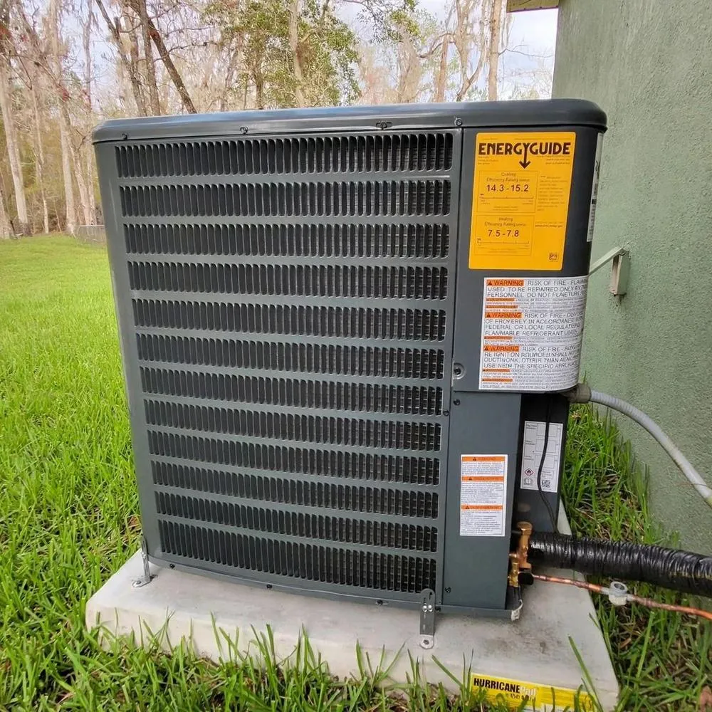 New condenser installed by Mendoza Heating and Air in Tampa, FL