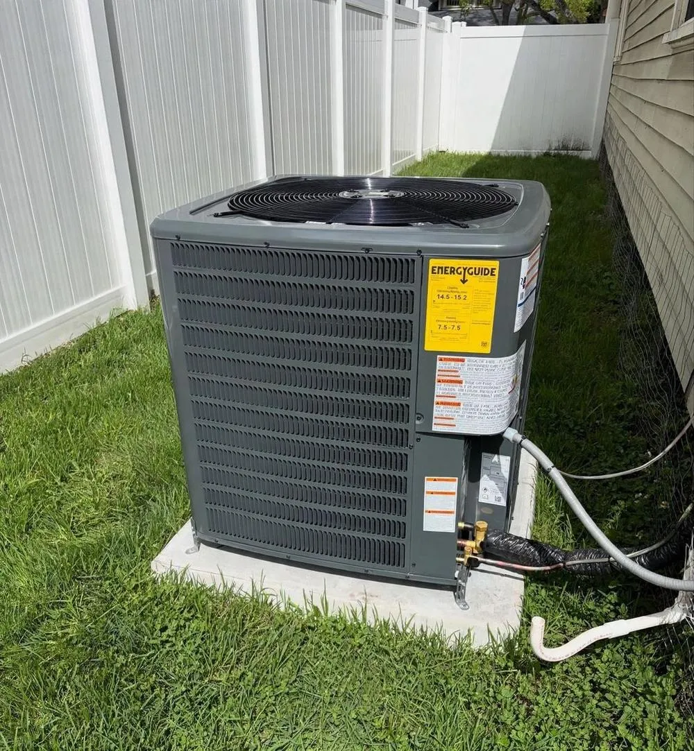 New condenser installed by Mendoza Heating and Air in Lutz, FL