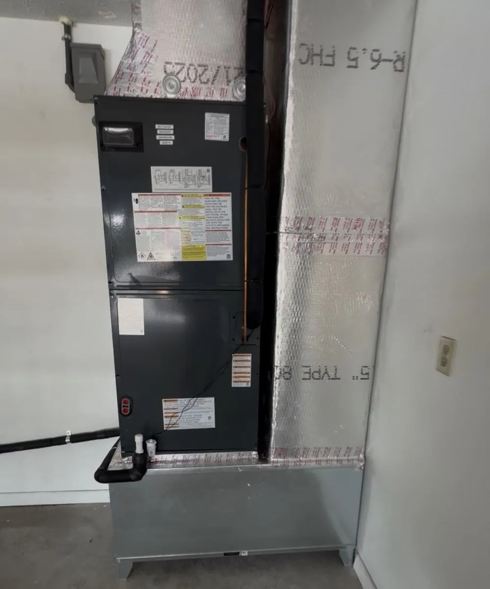 New air handler installed by Mendoza Heating and Air in Westchase, FL