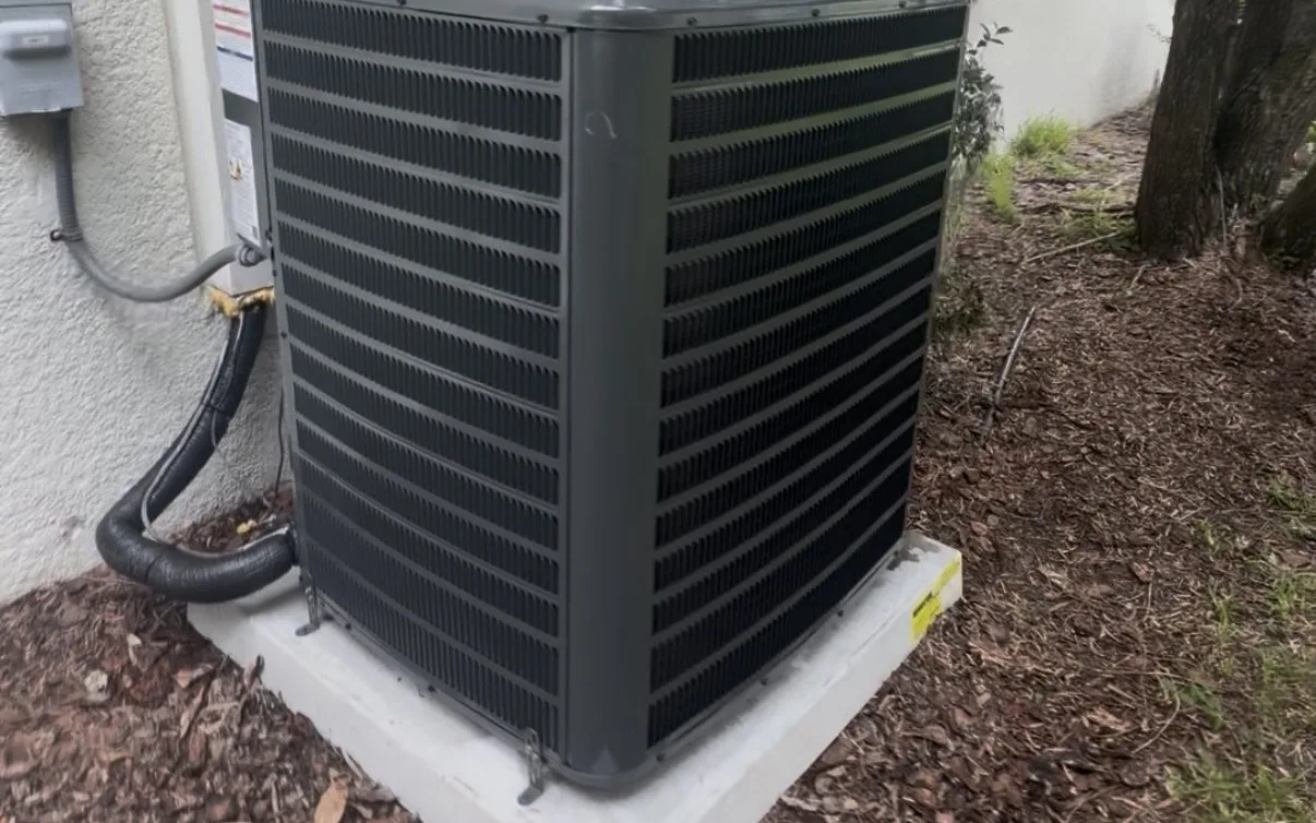 New condenser installed by Mendoza Heating and Air in Odessa, FL